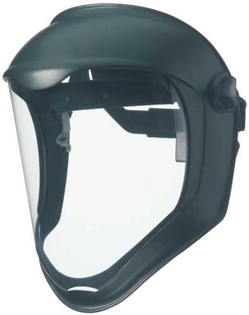 Bionic Face Shield, Matte Black Frame, Clear Lens