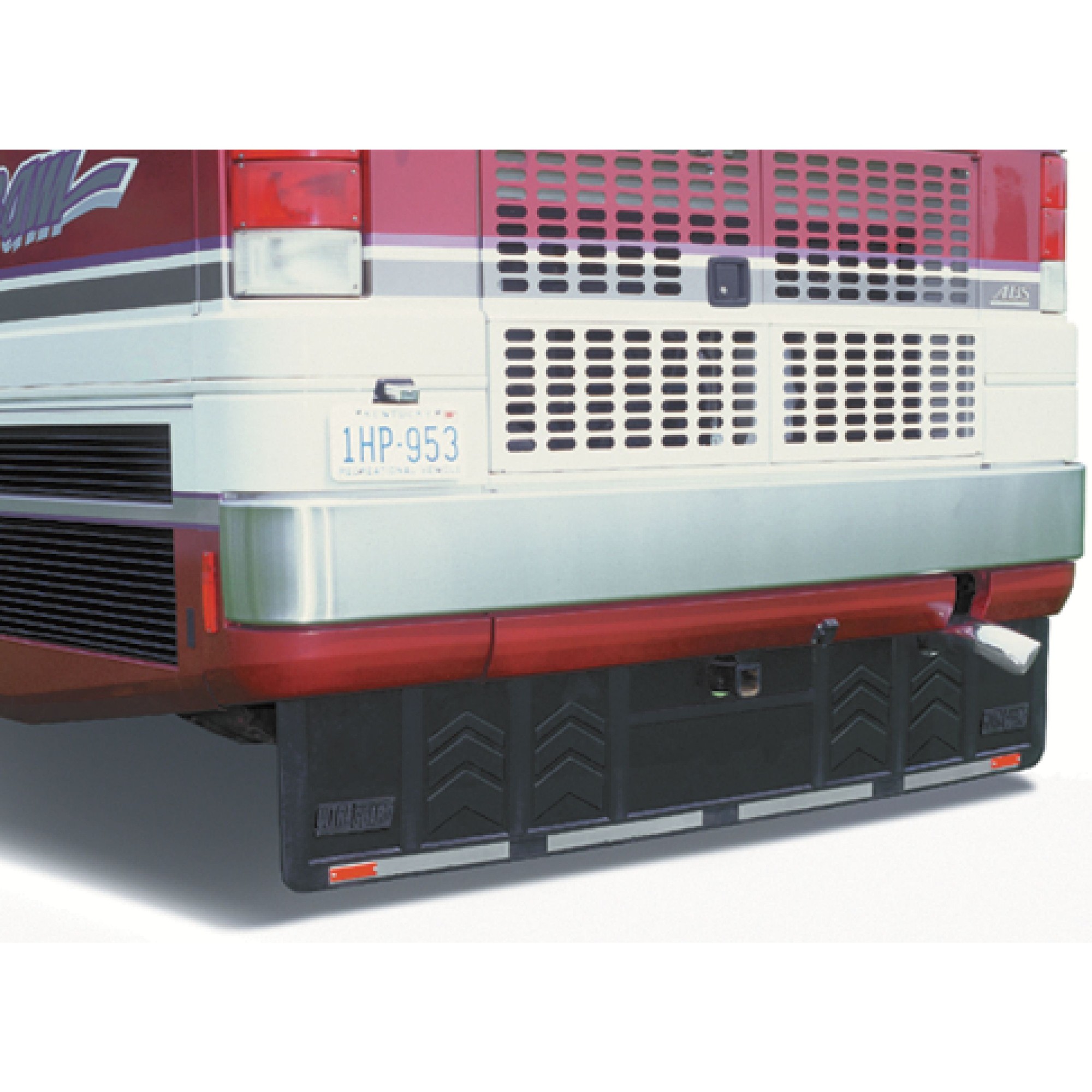 ULTRA GUARD - MOTOR HOME 94INX20IN MOLDED RUBBER W/ NYLON CORD REINFORCED 2 POLISHED ALUMINUM TRIM