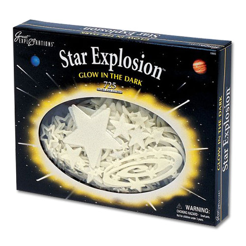 Star Explosion - Glow In The Dark 725 Stars and Astros