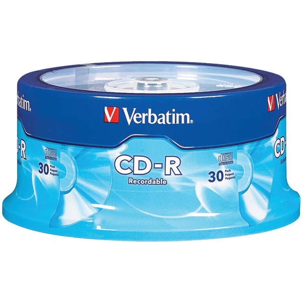 Verbatim 95152 700MB CD-Rs, 30-ct Spindle