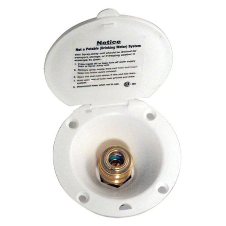 QUICK CONNECT VALVE, 2.75IN, WHITE