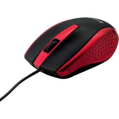 Corded Notbk Optical Mouse Red