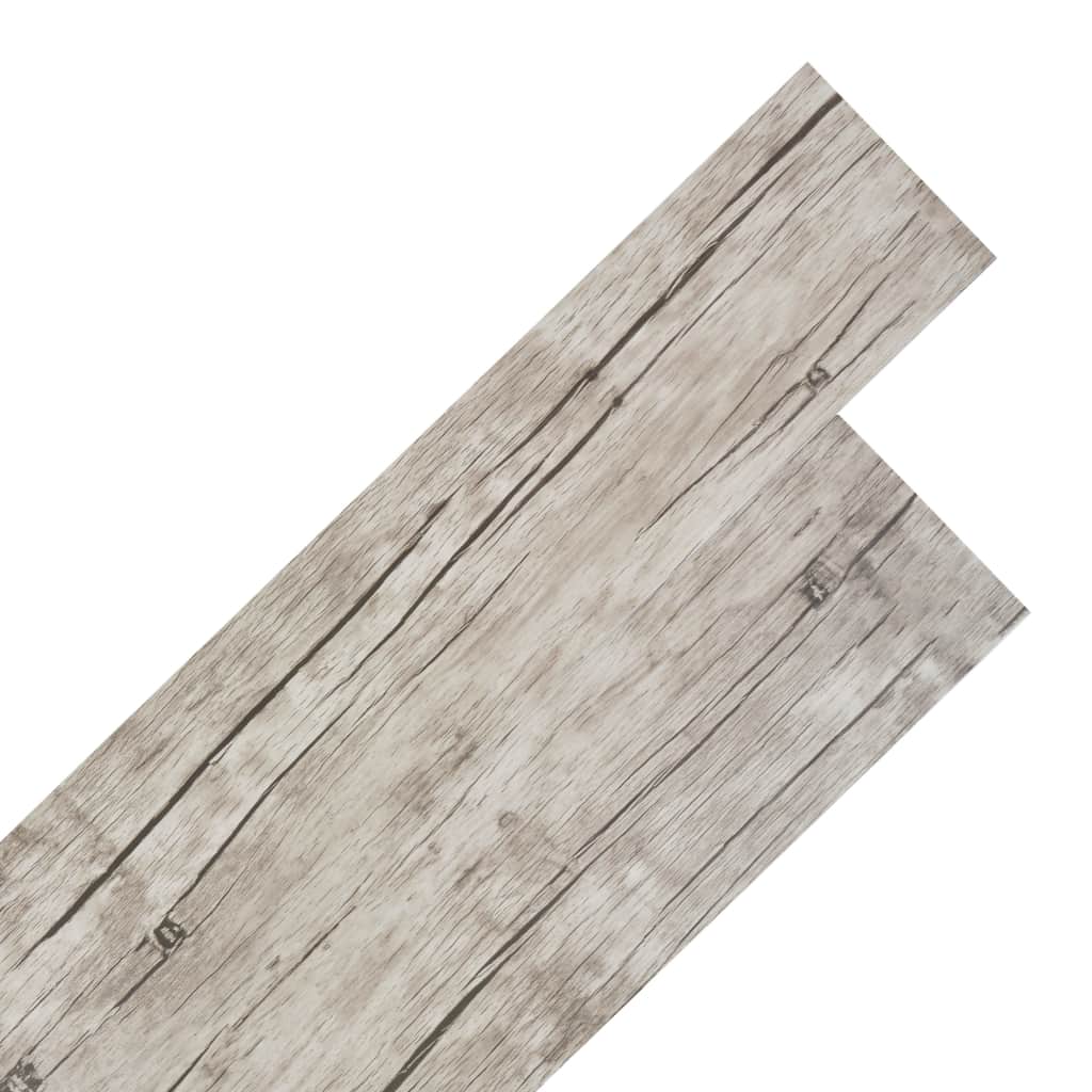 vidaXL Self-adhesive PVC Flooring Planks 54 ft2 0.08" Oak Washed