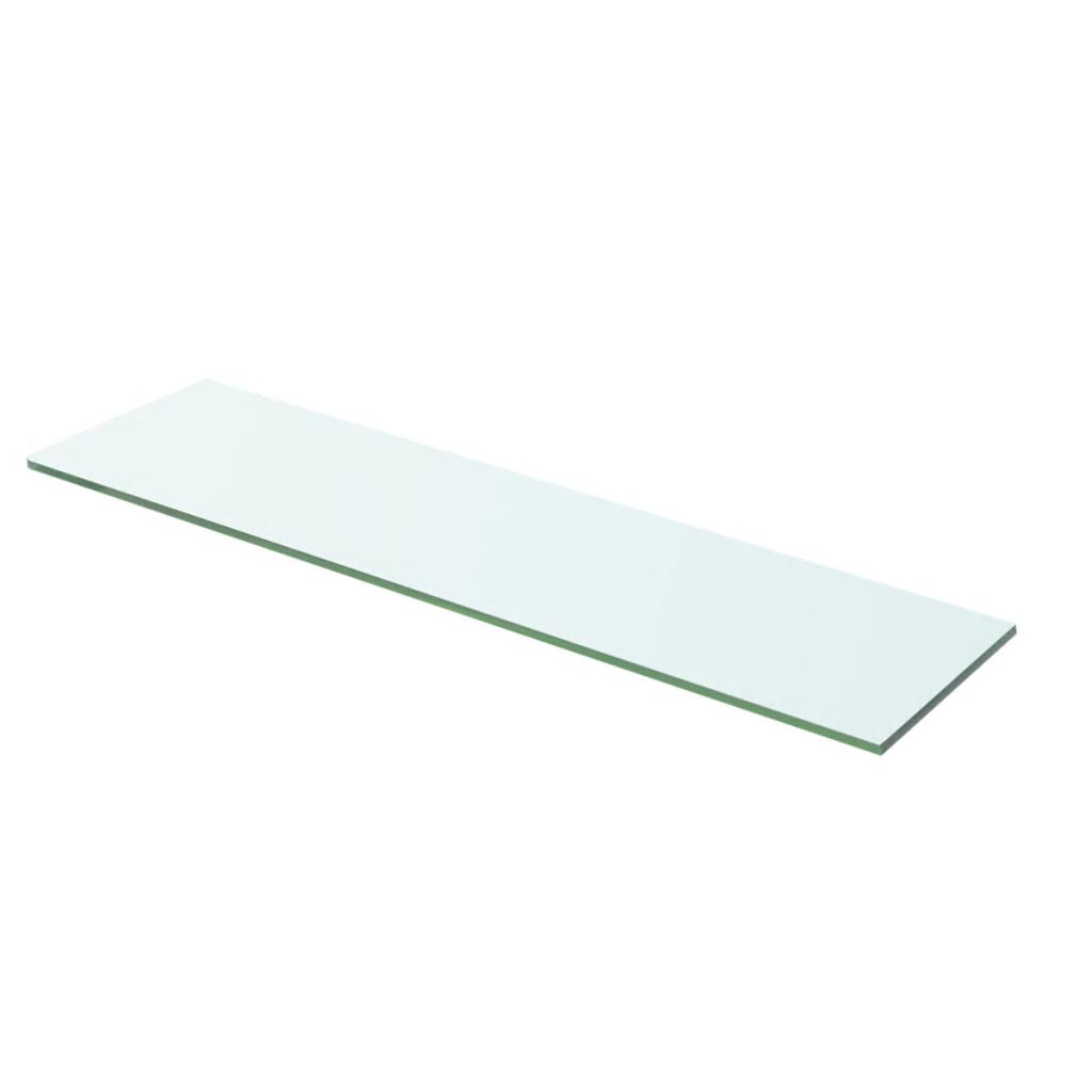 vidaXL Shelf Panel Glass Clear 23.6"x4.7"