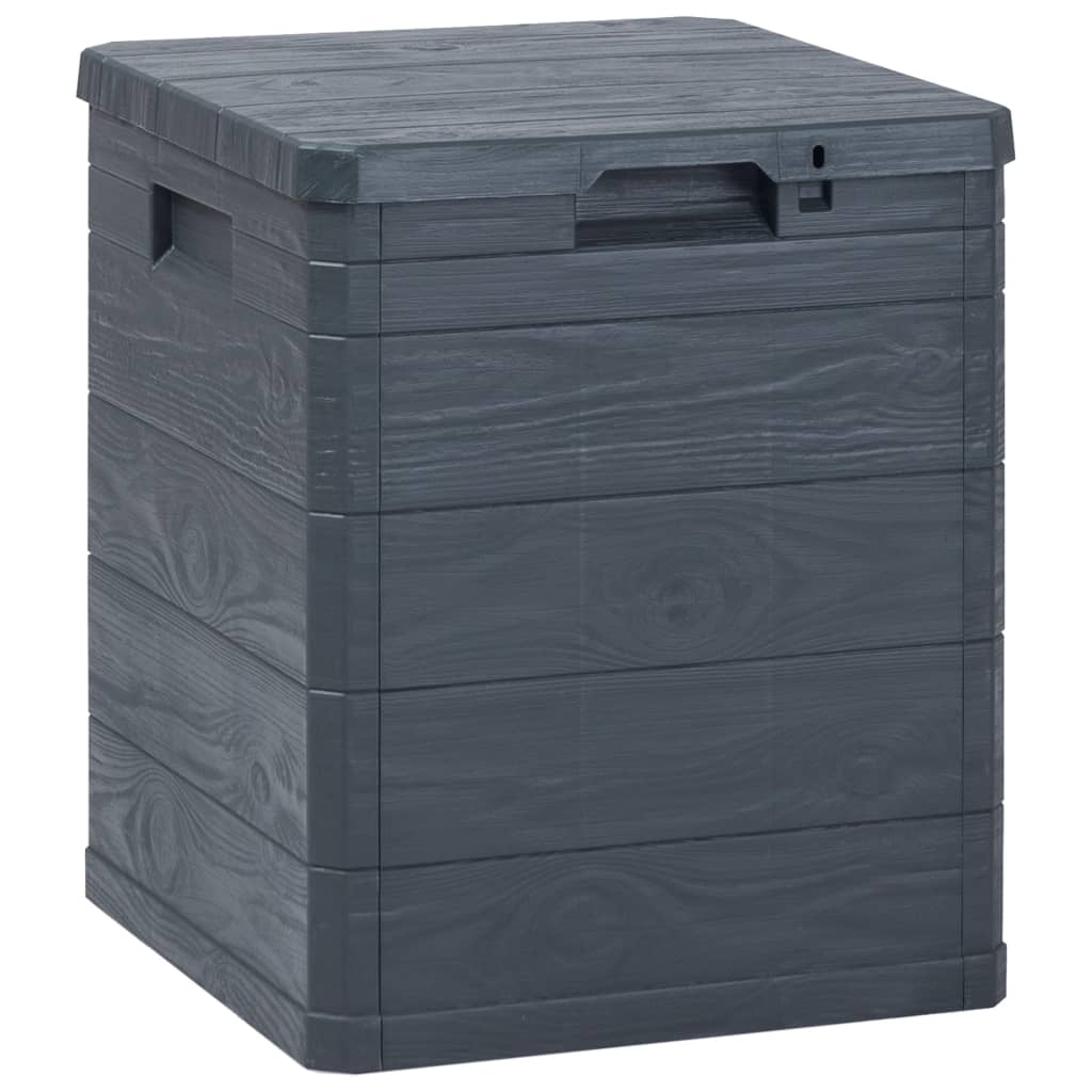 vidaXL Patio Storage Box 23.8 gal Anthracite