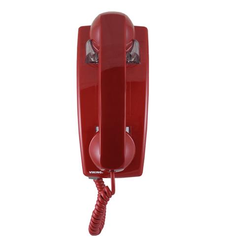 Classic VoIP Wall Phone Auto Dialer Red