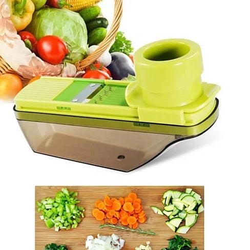 Veggie Lover's Compact Palm Sized Mini Grater and Veggie Slicer