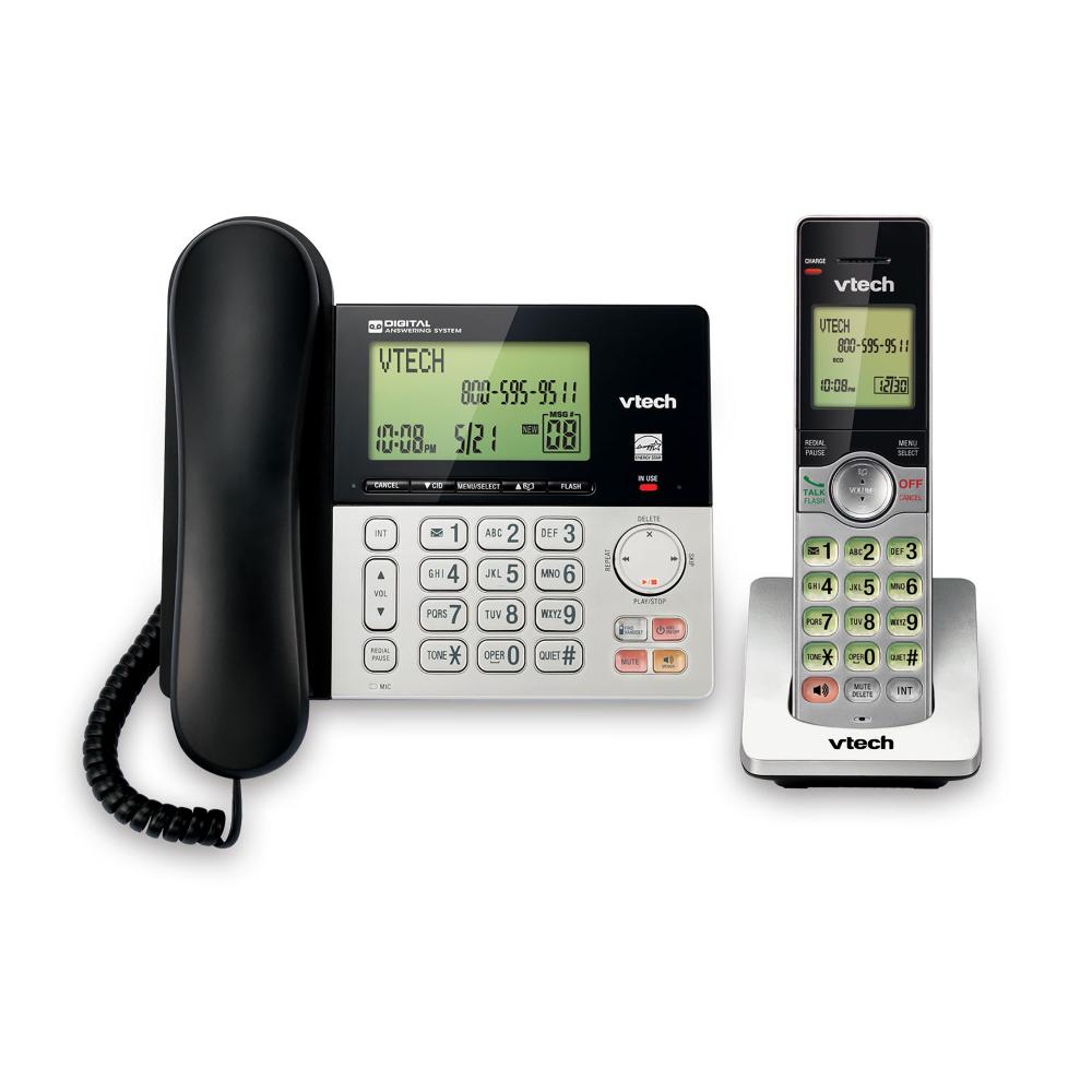 Vtech DECT 6.0 Corded/Cordless Phone with Answering System and Caller ID