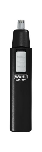 Wahl 5567 500 Black Trimmer Ear Nose Brow Wet Dry Stainless