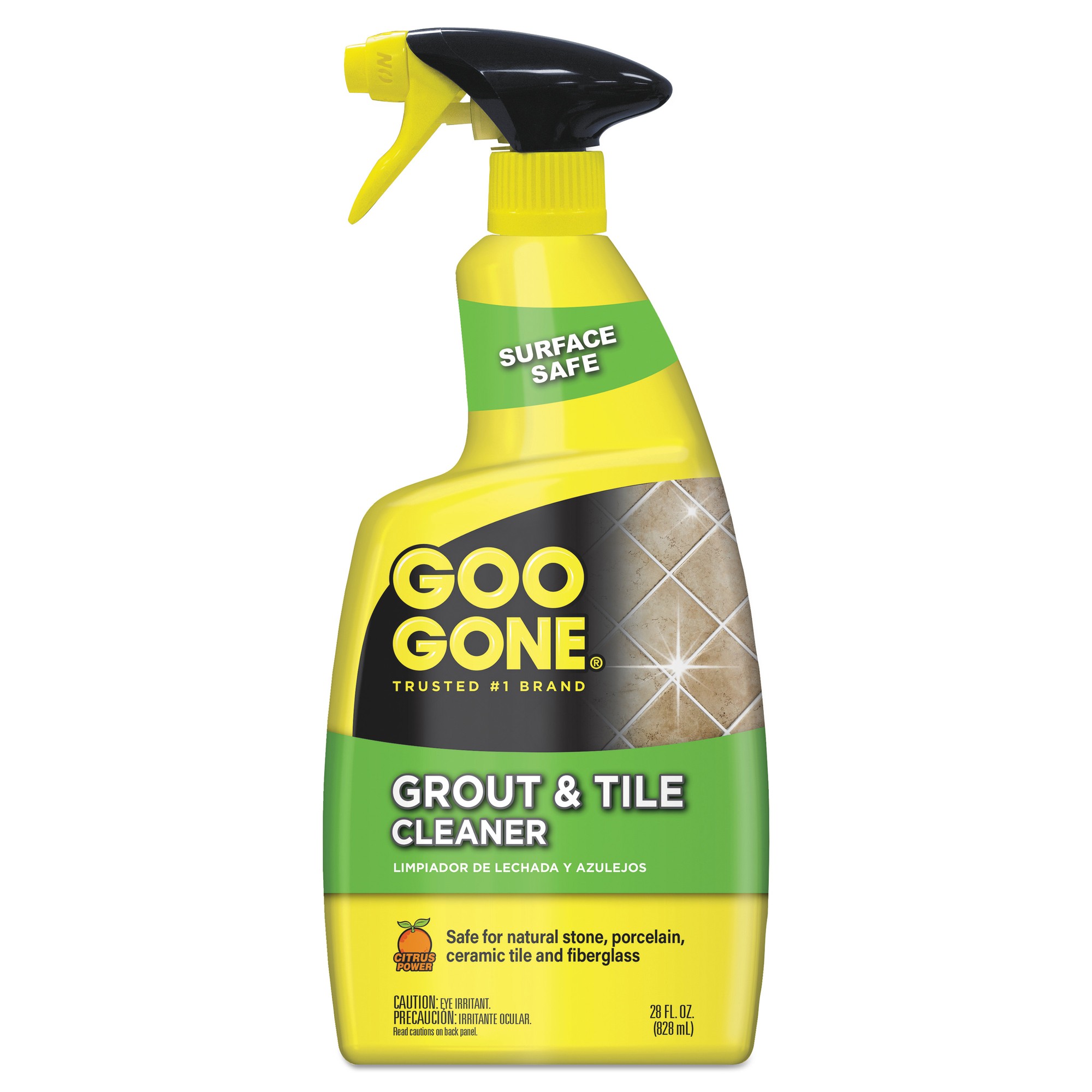 Grout and Tile Cleaner, Citrus Scent, 28 oz Trigger Spray Bottle, 6/Case
