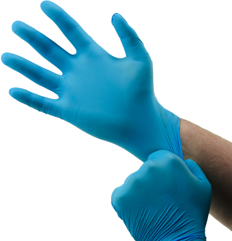B21041-M Blu 4Ml Nitrile Gloves