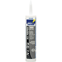 White Lightning 3006 ULTRA Elastomeric Siliconized Acrylic Latex Sealant, 10 oz, Cartridge, Clear