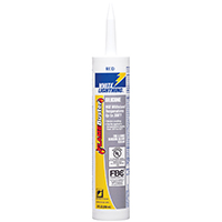 White Lightning 8802020 Fire and Smoke Blocking Sealant, 10 oz, Cartridge, Red, Solid