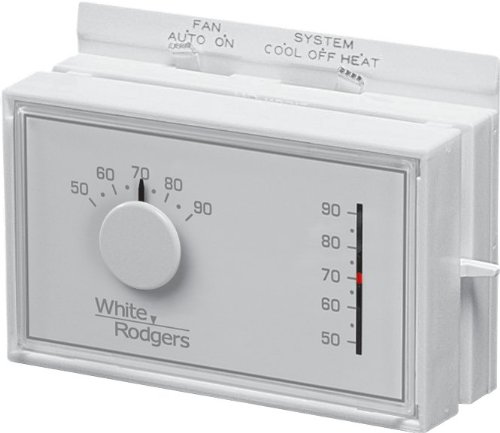 White-Rodgers™ Mercury-Free Universal Mechanical Thermostat, White