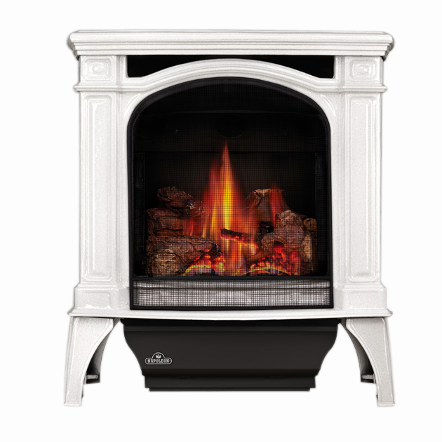 GDS25NW Bayfield Cast Iron Stove-Natural Gas-Winter Frost Finish