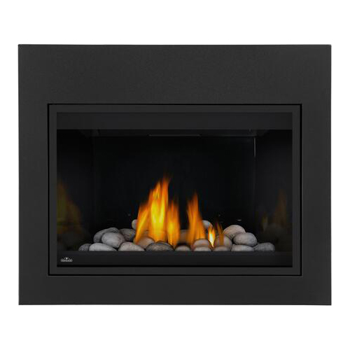 BGD36CFNTRESB Top/Rear Vent Clean Face Fireplace With Black Door - Natural Gas, Electronic Ignition