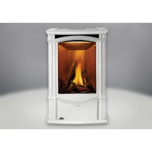 Napoleon Castlemore 26 Direct Vent Electronic Ignition Natural Gas Winter Frost Cast Iron Stove - GDS26NW-1