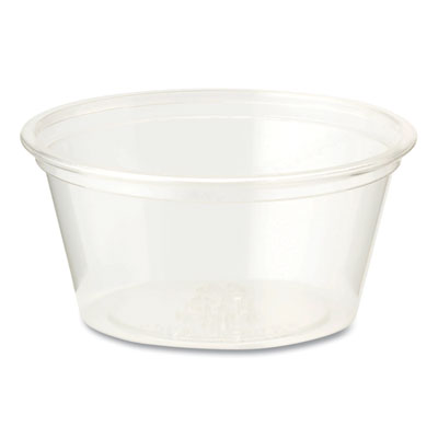 PLA Clear Cold Cups, Souffle, 2 oz, Clear, 2,000/Case