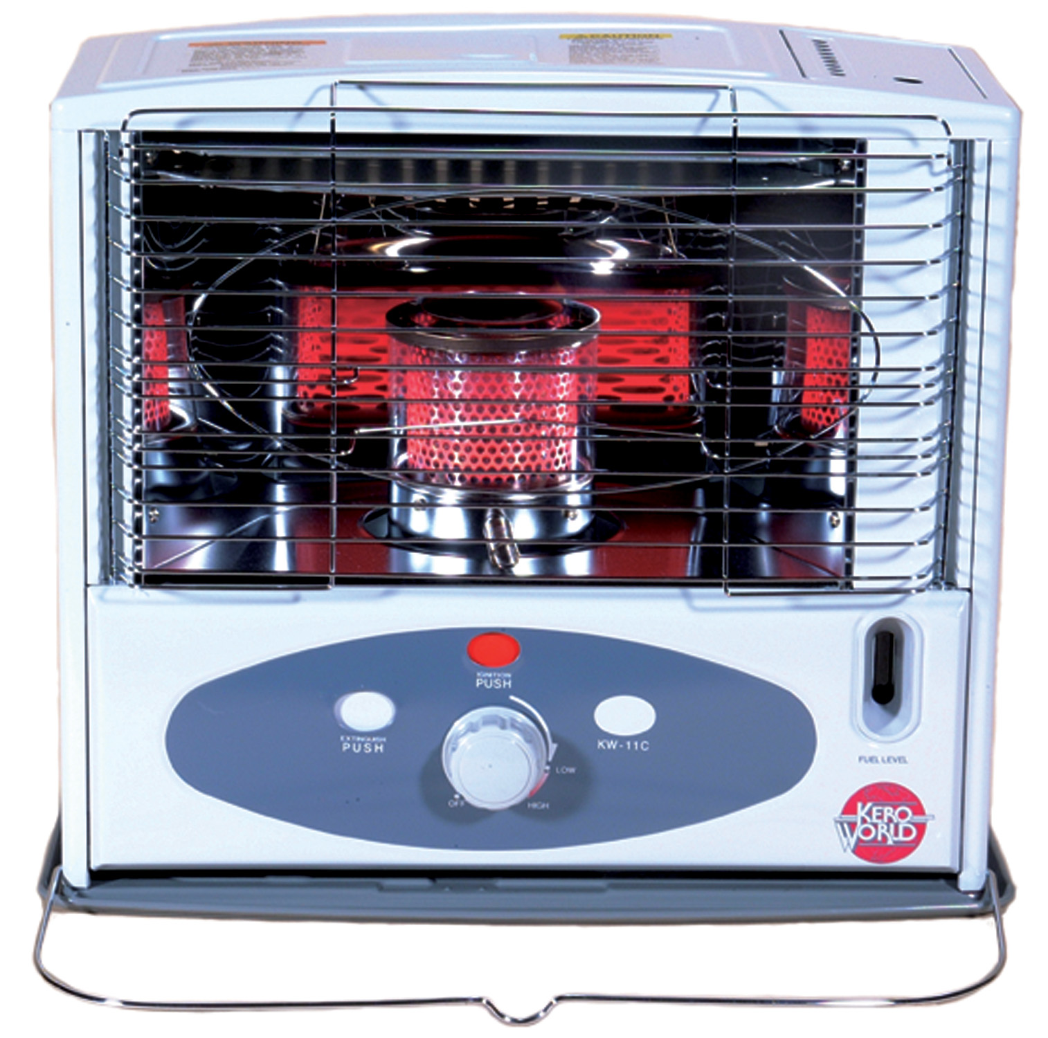 10,000 BTU Indoor Kerosene Heater, Gray