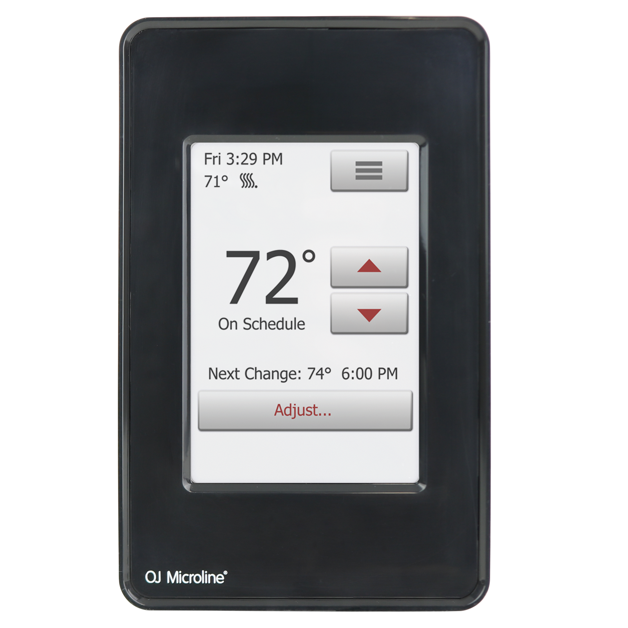 nSpire Touch Programmable Thermostat (Black)