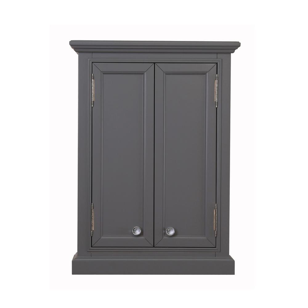 Derby Collection Wall Cabinet In Cashmere Grey