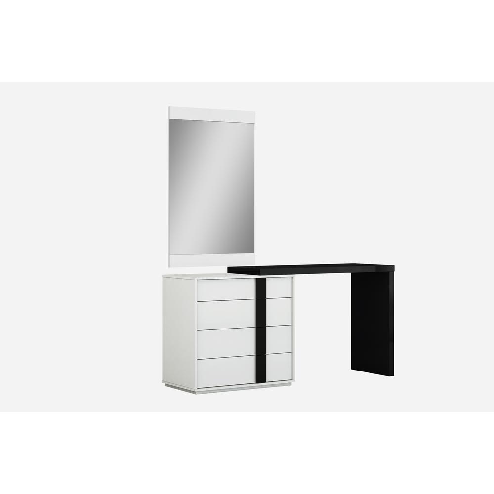 Kimberly Single and Double Dresser Extension High Gloss Black