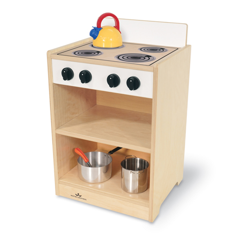Let's Play Toddler Stove - White