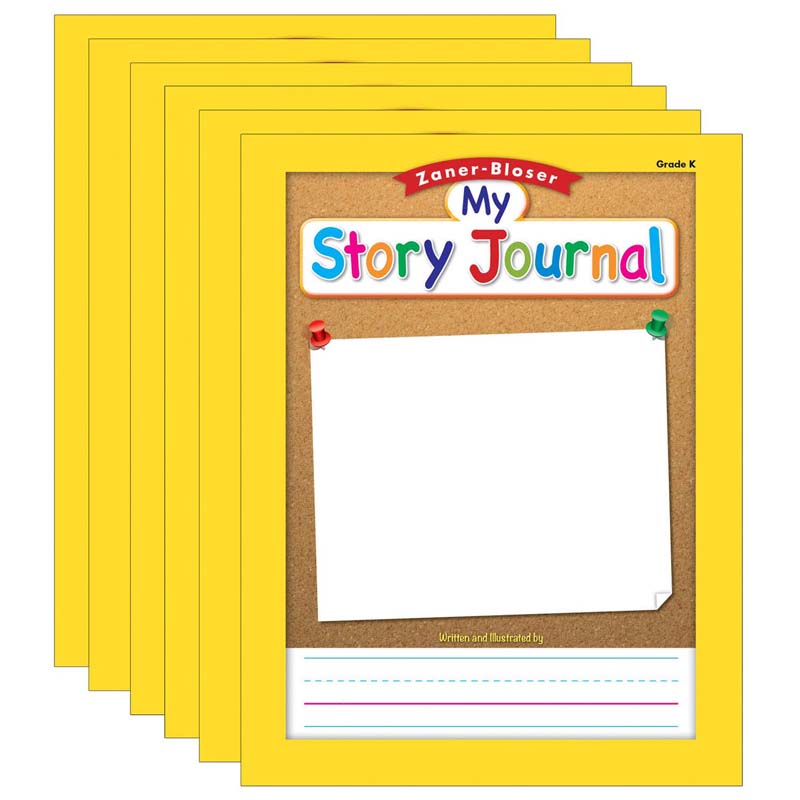 Zaner Bloser Story Journal, Grade K, Pack of 6