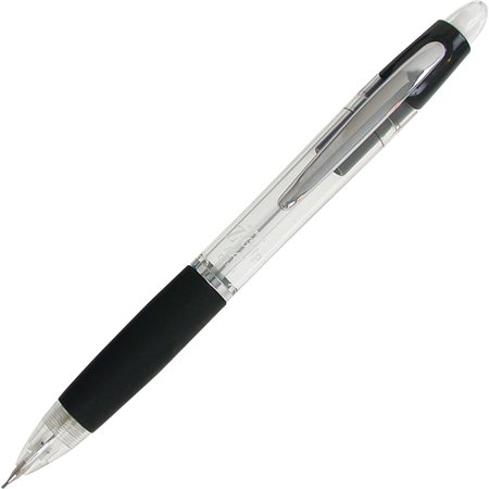Zebra Z-Grip Max Mechanical Pencil, 0.7 mm, Black Barrel, 12/Pack 