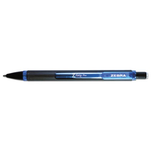 Z-Grip Plus Mechanical Pencil, 0.7 mm, HB (#2.5), Black Lead, Blue Barrel, Dozen