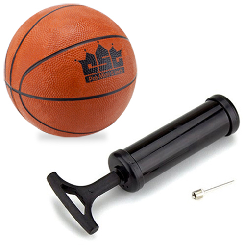 5-Inch Mini Basketball with Needle and Inflation Pump 
