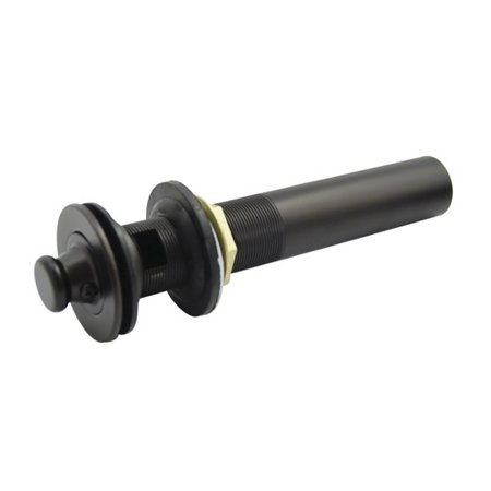 Kingston Brass KB3005 Lift and Turn Sink Drain with Overflow Hole, 17 Gauge, Oil Rubbed Bronze
