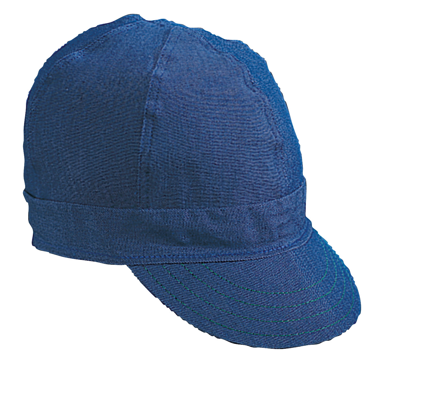 Kromer Blue Denim Style Welder Cap, Cotton, Length 5", Width 6"