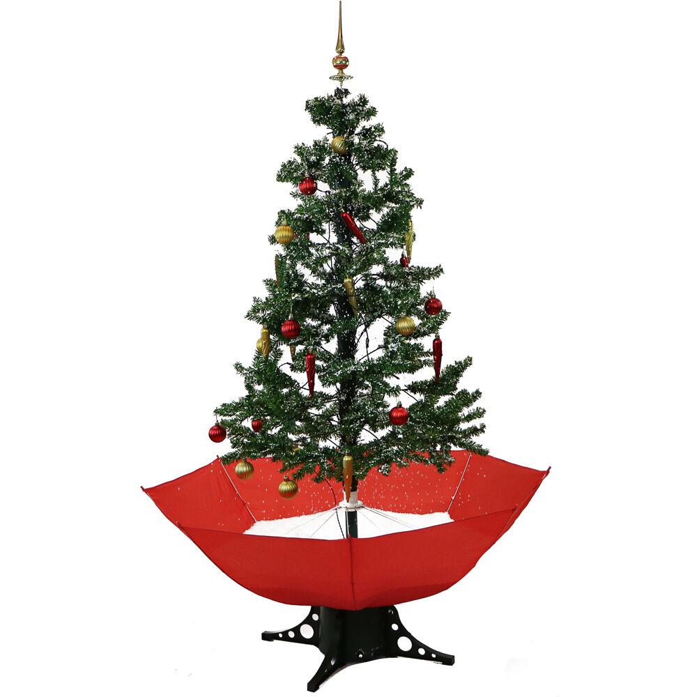 FHF 67" Snowy Tree with Red Base